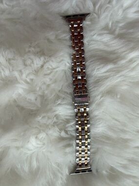 kate spade Two-Tone Link Apple Watch Band - Silver & Gold